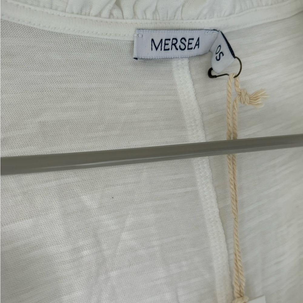 Mersea White Blouse with Ruffle Collar - Picture 3 of 3